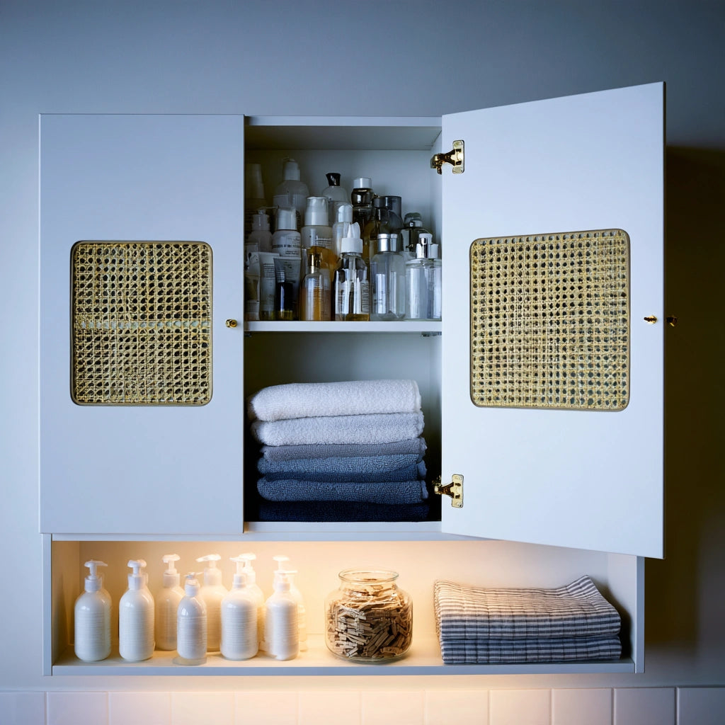 Opbergkast wandmodel, kleur wit
