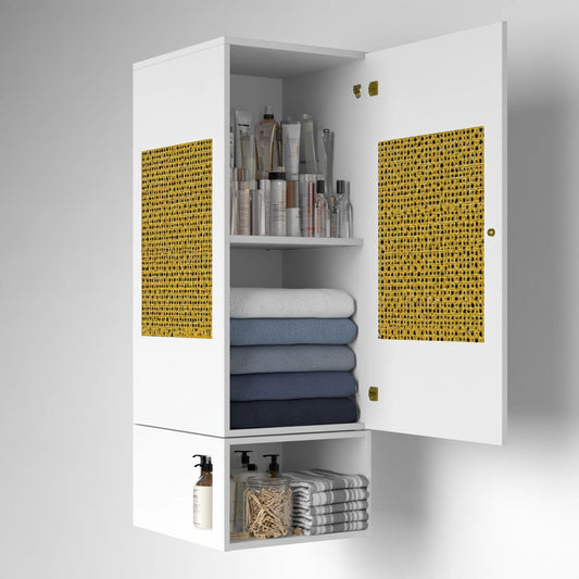 Opbergkast wandmodel, kleur wit